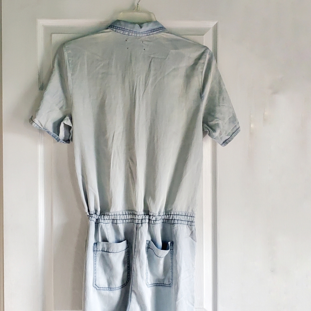 Lou & Grey Jean Jumpsuit EUC - Picture 3 of 12